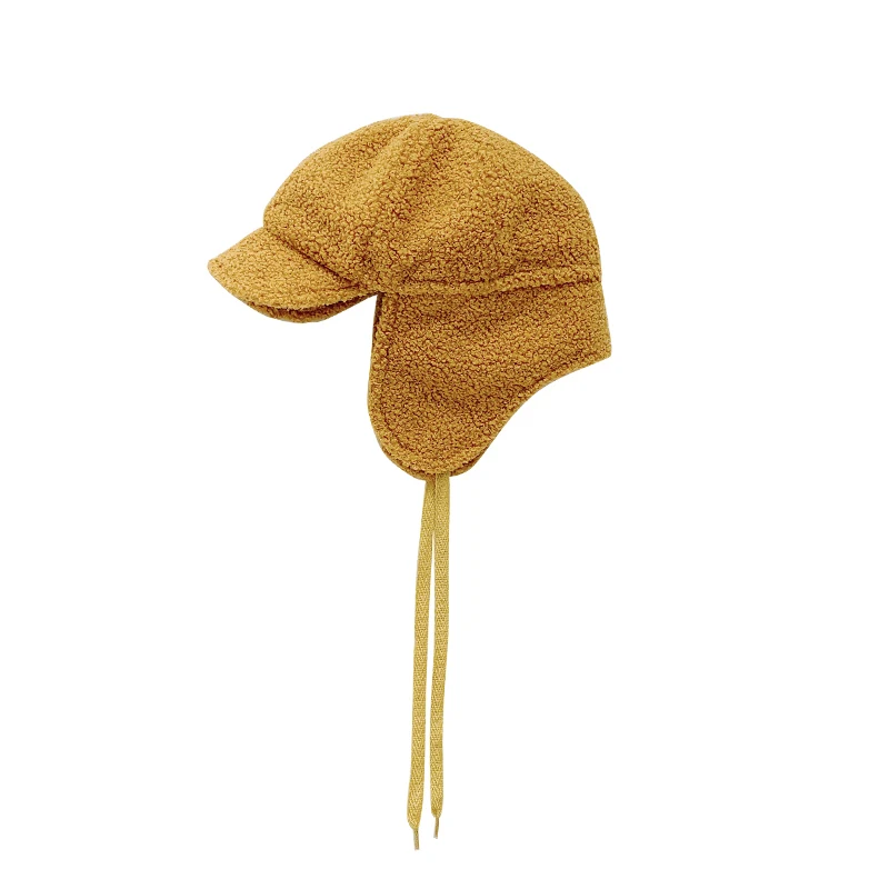 Детская шапка; зимняя плюшевая теплая шапка для мальчиков и девочек; ветрозащитная шапка для защиты ушей