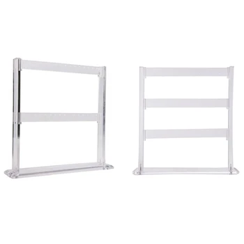 

Transparent Acrylic Jewelry Display Stand Bracket Earrings Notepad