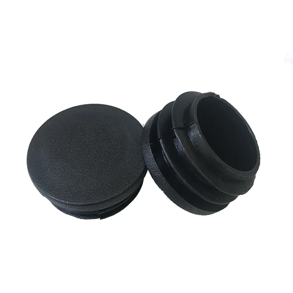 1/2/5/10/20pcs 12mm-76mm Black Plastic Round Caps Inner Plug Protection Gasket Dust Seal End Cover Caps For Pipe Bolt Furniture