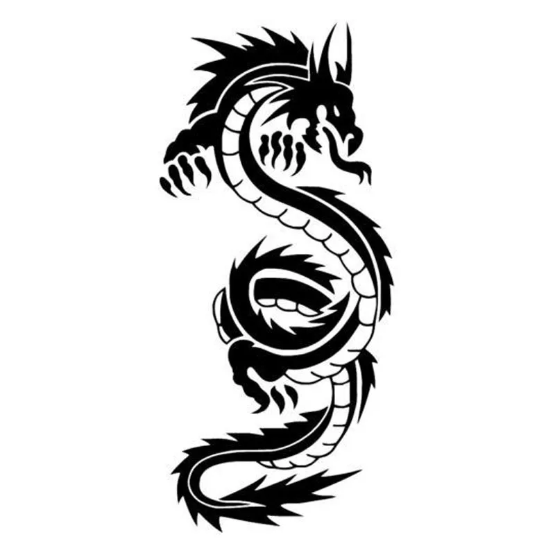 

18CM*8CM Interesting PVC Chinese Mythical Dragon Car Sticker Vinyl Accessories Car Window Motorcycle Decal