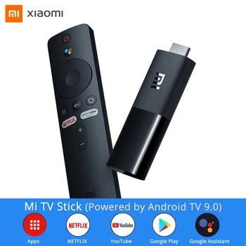 Xiaomi Mi TV Stick Android TV 9.0 1080P Dolby DTS Audio Decoding Wifi Google Assistant Chromecast Netflix Smart TV Box 1GB 8GB 1