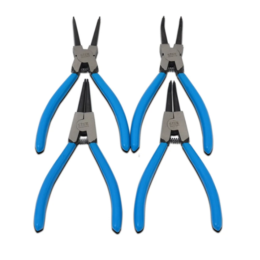 

Four sets of multi-functional clasp clamp spring pliers with straight outside support/straight outside bend/inside bend