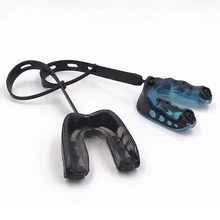 Пищевая Капа с подвесным канатом EVA для защиты рта и зубов, защита для губ, тренировка для борьбы с боксом, регби, баскетболом