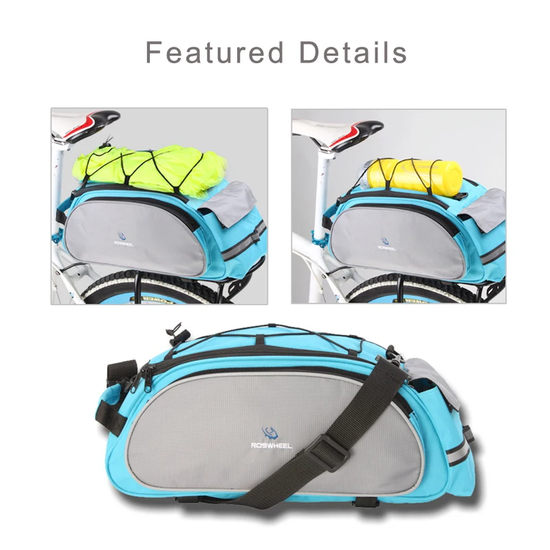 ACEXPNM Водонепроницаемая велосипедная сумка, велосипедная задняя стойка, сумки, велосипедная полка, сумка на плечо, сумка для езды, принадлежности, аксессуары