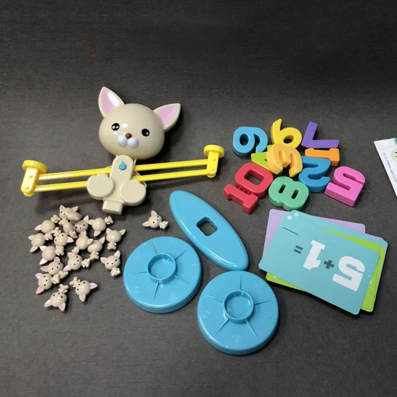Детские уличные развивающие игрушки Diy животные Цифровой баланс щенок баланс цифровой когнитивные сложение и Вычитание обучения