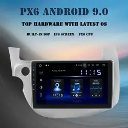 10,2 "ips Android 9,0 радио для Honda Fit Jazz 2008 2009 2010 2011 2012 мультимедийный плеер встроенный DSP HDMI 4 Гб Ram 64 Гб Rom