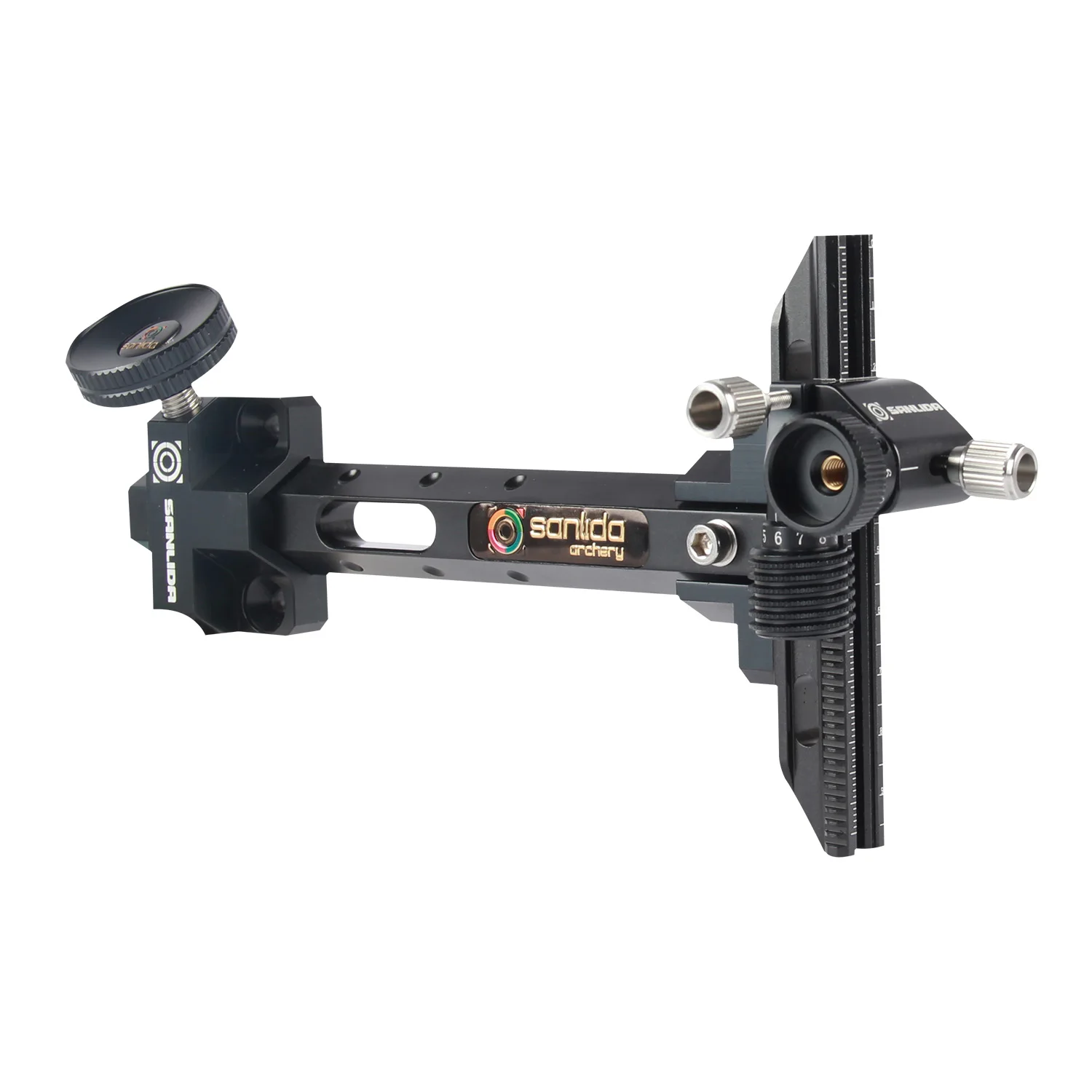 

Sanlida Archery X9 Bow Sight 6" Carbon Bar Compound Bow Accessories Target Archery