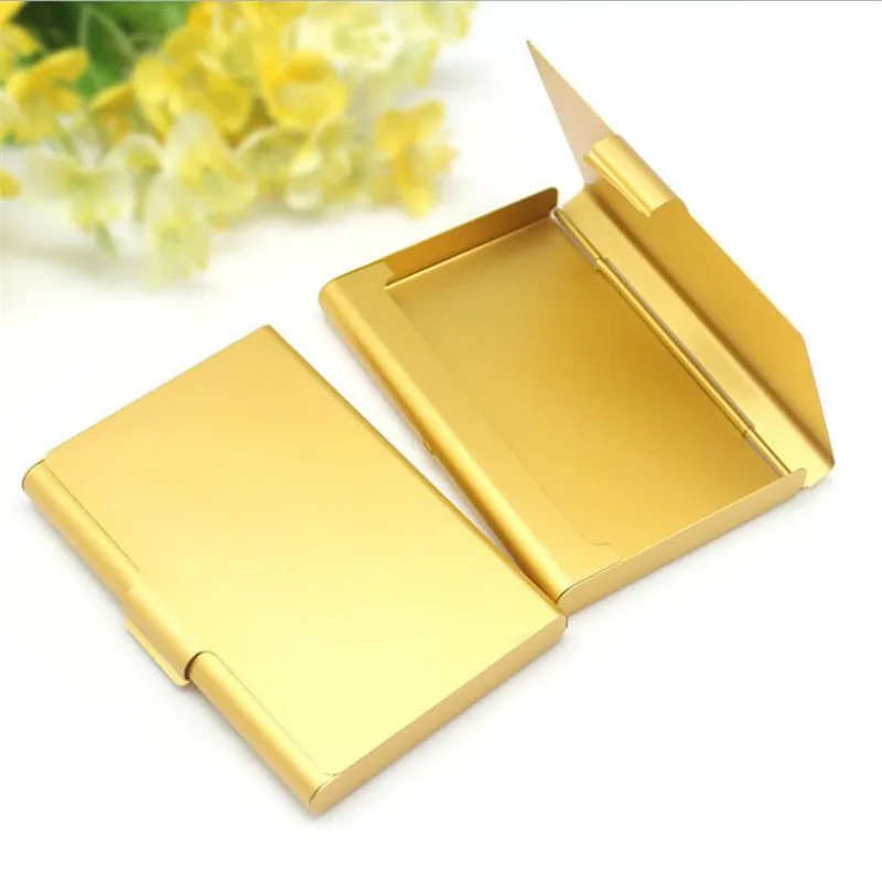 Wallet Card Holder Card Holder Credit Card Holder Business Card Holder Creative Business Card Case Stainless Steel Aluminum Holder Metal Box Cover Credit Men