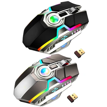 

3500DPI 2.4Ghz 7Key Wireless Gaming LED RGB USB Charge Mouse Slient Microswitch Multiple Light Effects Support Charge while Play