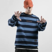 2019 New Autumn O-Neck Color Patchwork Striped Print Men's Pullovers Sweater Casual Fashion Full Sleeve Kintted Sweaters 2019 New Autumn O-Neck Color Patchwork Striped Print Men's Pullovers Sweater Casual Fashion Full Sleeve Kintted Sweaters