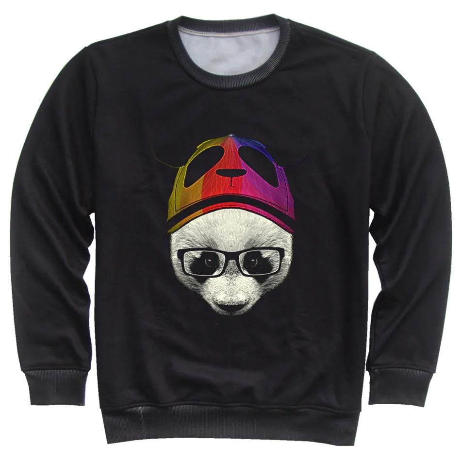 as picture show-161 Spring Children 3D Hoodies Kids Colorful Space Galaxy Panda Astronaut Listen Music Printed Sweatshirts Boys Girls Pullovers - Цвет: as picture show-161