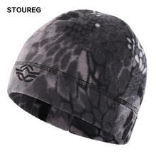 Флисовые шляпы унисекс для походов, ветрозащитные осенне-зимние походные шарфы, теплые флисовые шапки для рыбалки, велоспорта, охоты, военные тактические камуфляжные шапки