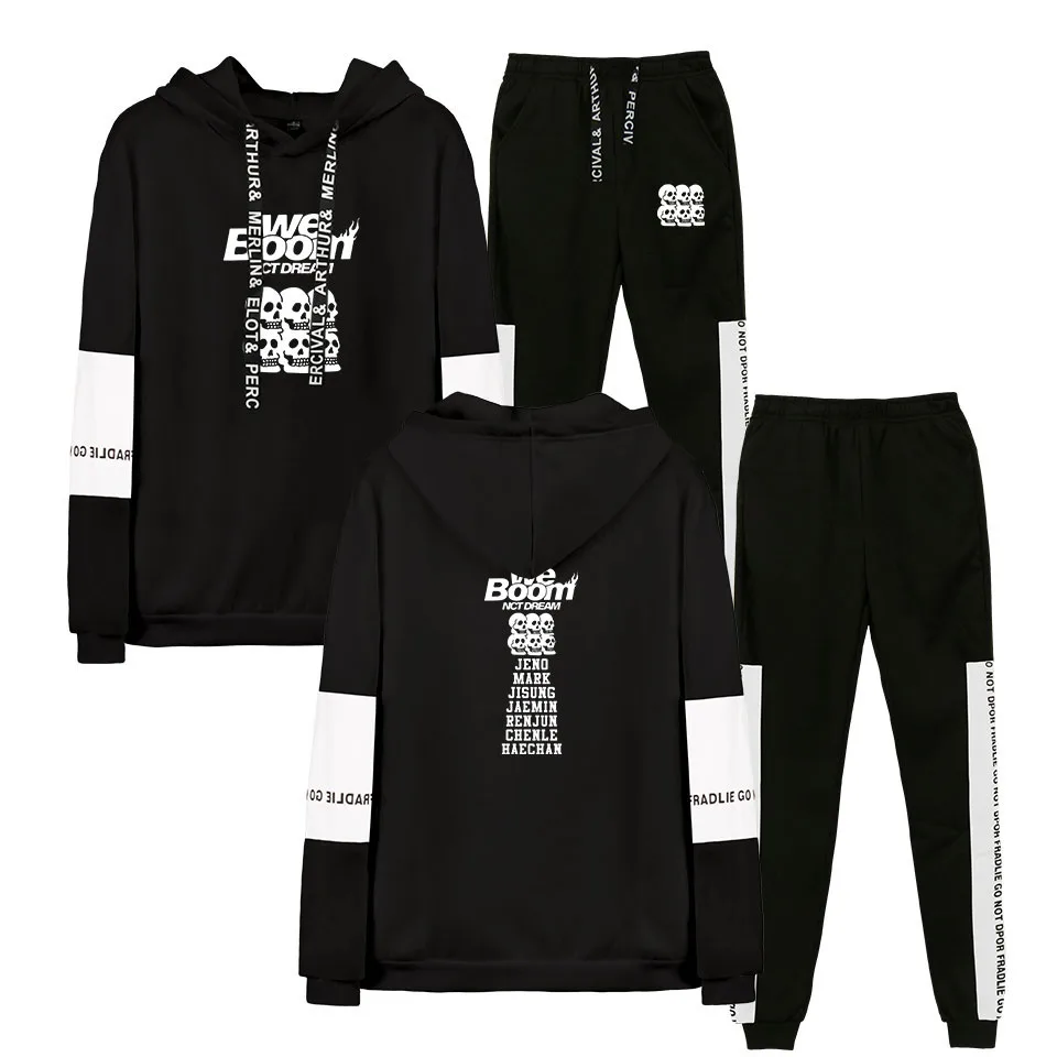 

Leisure HIP HOP NCT Dream new album WE BOOM set printed Autumn/Winter Hoodies Sweatshirts/Sweatpants Men/women Hooded Suit max