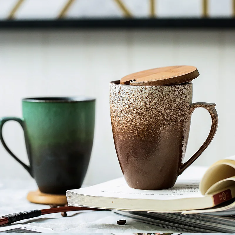 

FANTERCY Nordic Style Personality Procelain Coffee Cups Creative Drinkware Ceramic Travel Mug Tazas De Ceramica Creativas