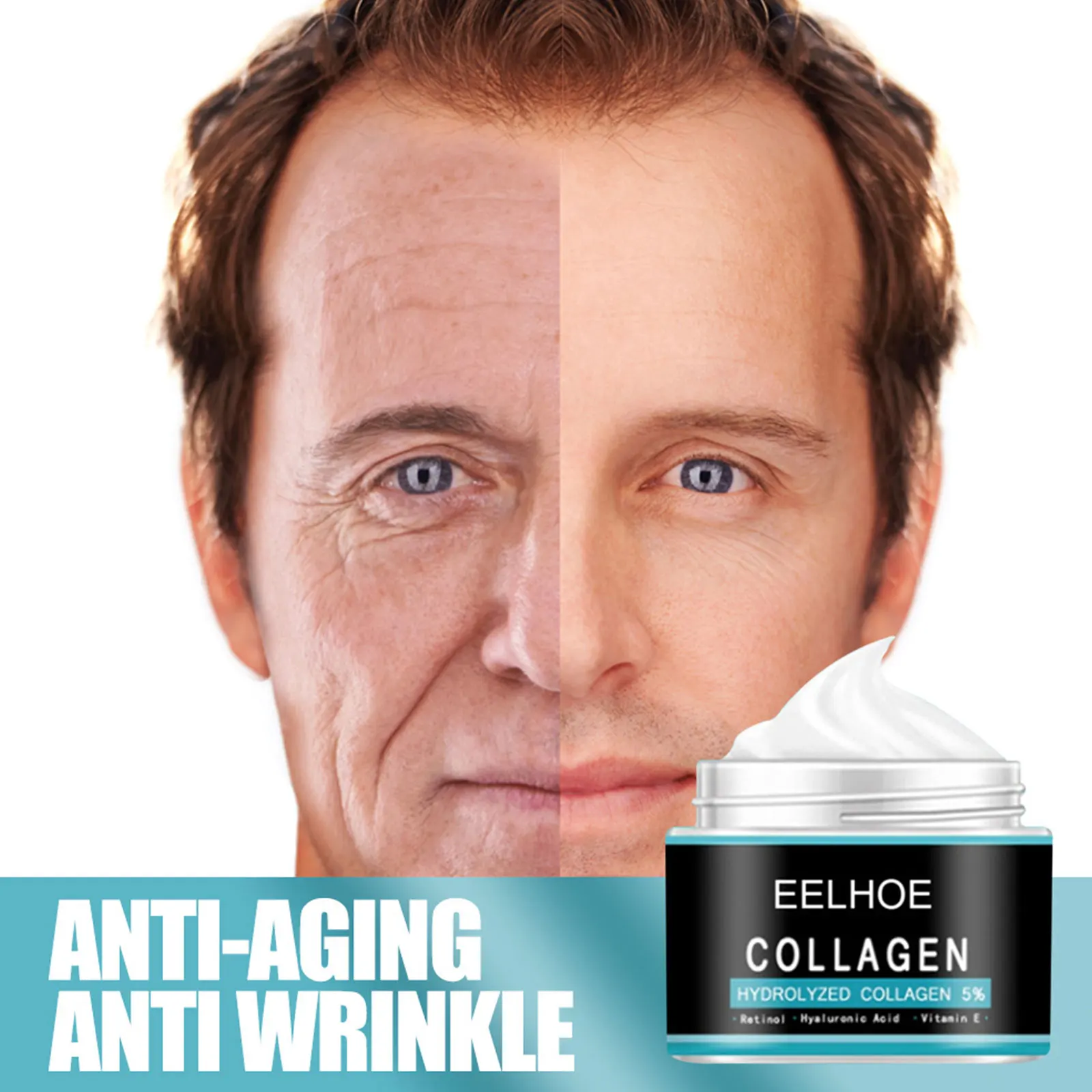 30g Men Anti Aging Face Cream Skin Care Deep Hydrating Moisturizing Whitening Oil-control |