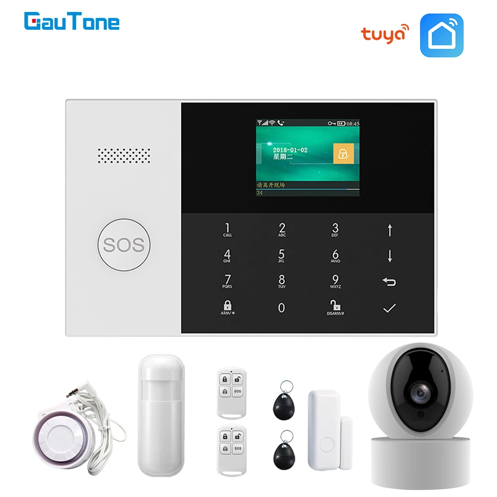 

Система охранной сигнализации GauTone, GSM, Wi-Fi, 433 МГц