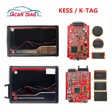 KTAG V7.020 4 LED 2.25 SW Online KESS V5.017 K-TAG 7.020 BDM Frame ECU Chip Tuning Tool KESS EU Red Unlimited 2.80 BDM Adapter