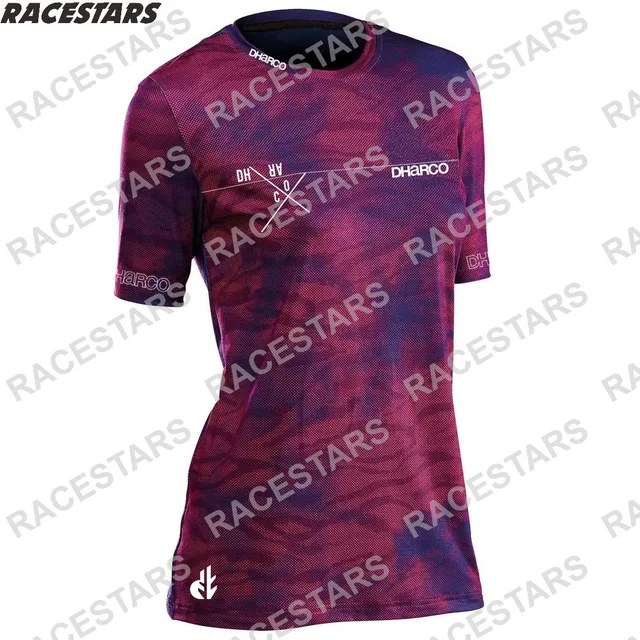 DHARCO Motorcycle Jersey Motocross Gear Women Downhill Jerseys Ladies Mountain Bike MTB Shirts Offroad DH Sportwear Clothing MX 2