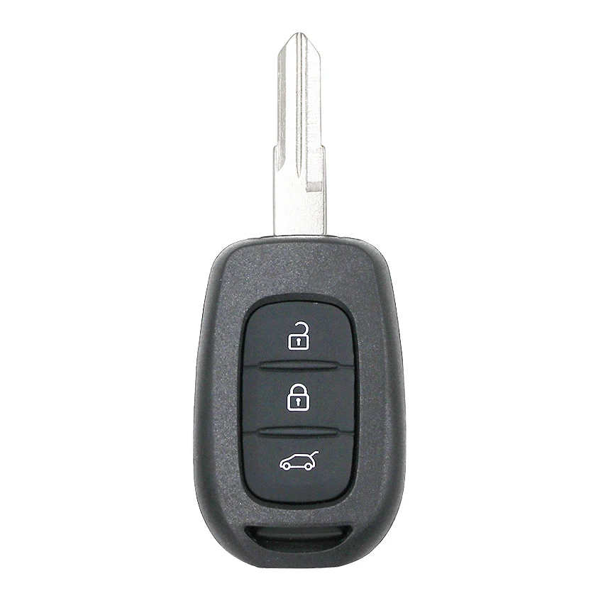 Пульт дистанционного ключа корпус Fob 2 кнопки 3 кнопки для Renault Duster Dokker Trafic Master 2013- лезвие VAC102 - Количество кнопок: 3 Кнопки