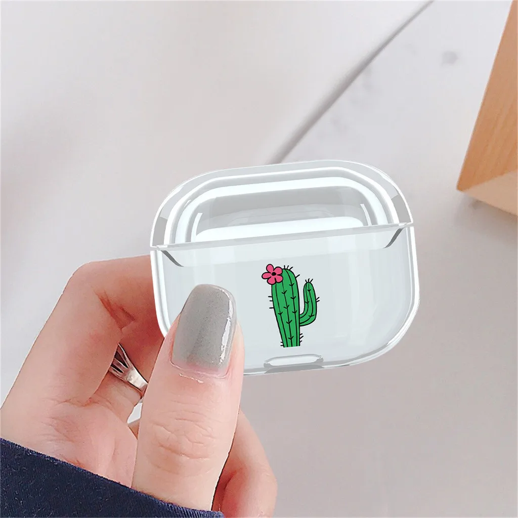 for Airpods Pro Earphones Cute PC Protective Case Cover Key Chain Pouch Skin Wireless Bluetooth for apple Headset Accessories #A