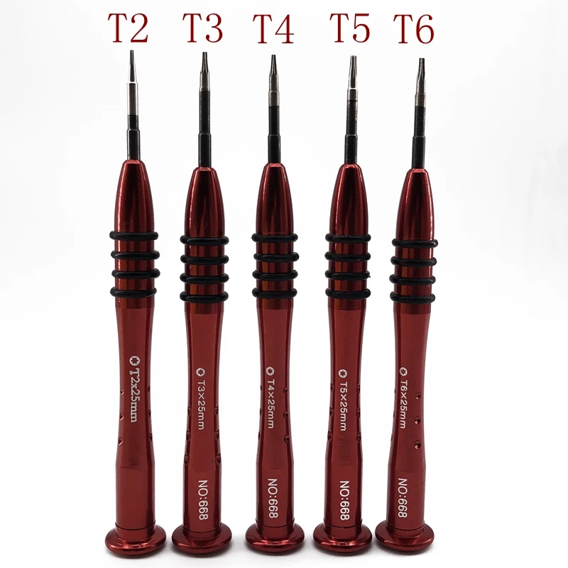 Kit De Herramientas De Precisión Torx T2 A T6 - Destornilladores Magnéticos - Para Reparar Teléfonos