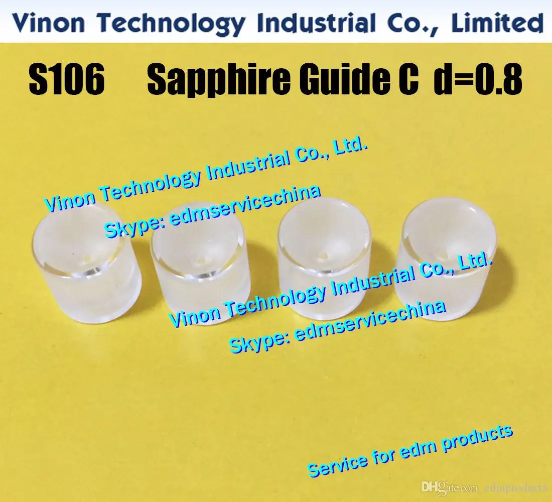 S106 Sapphire Guide C 3080065 d = 0,8 мм, верхняя вспомогательная направляющая C 0205586,24. 01,415 направляющая sapphire C W400144B,3080375,H47107B, 87-3/90-3/