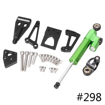 

For Kawasaki ER6N 2009 2010 2011 CNC Aluminum Steering Damper Stabilizer Safety Control w/ Mounting Bracket Kit