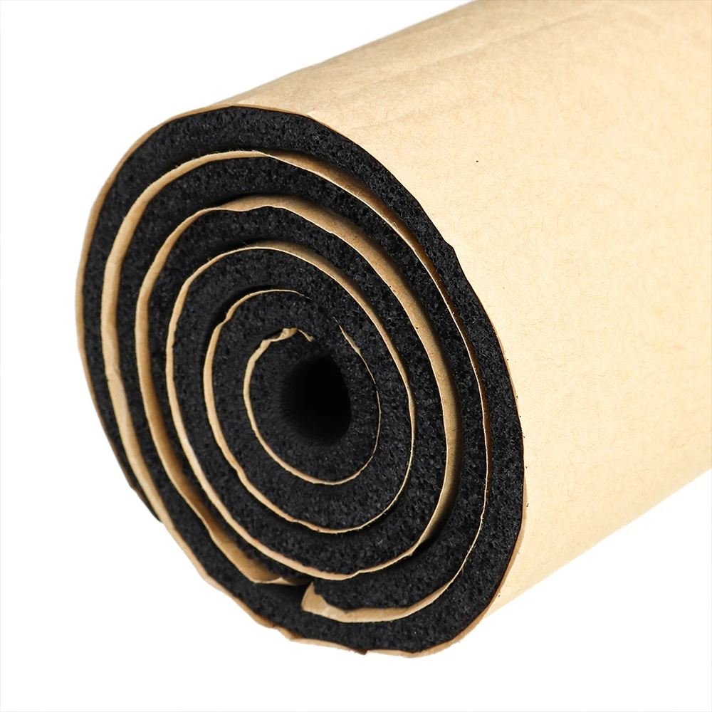 30x50cmx10mm Car Sound & Heat Insulation Cotton Sound Deadener Deadening Engine Firewall Mat Noise Bonnet Hot Insulation 9/18pcs images - 6