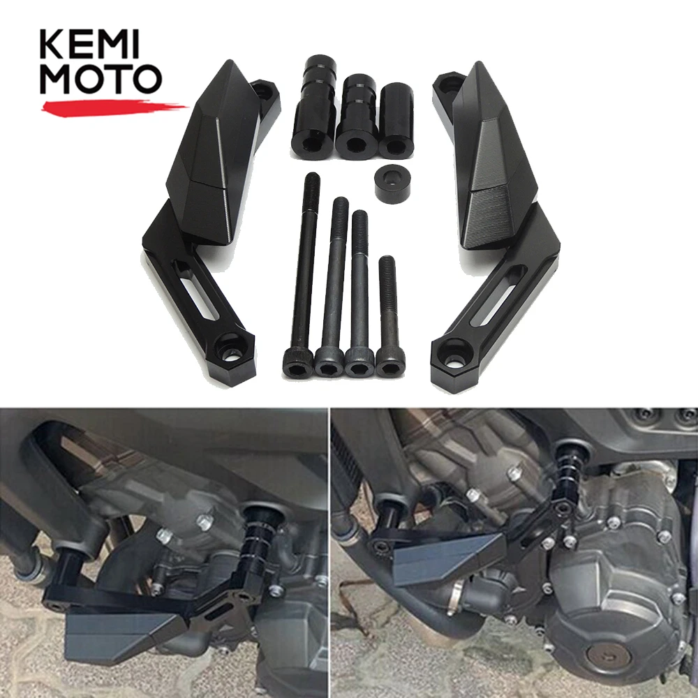 KEMiMOTO Frame Slider For YAMAHA MT09 MT 09 Tracer 2014 2015 2016 2017