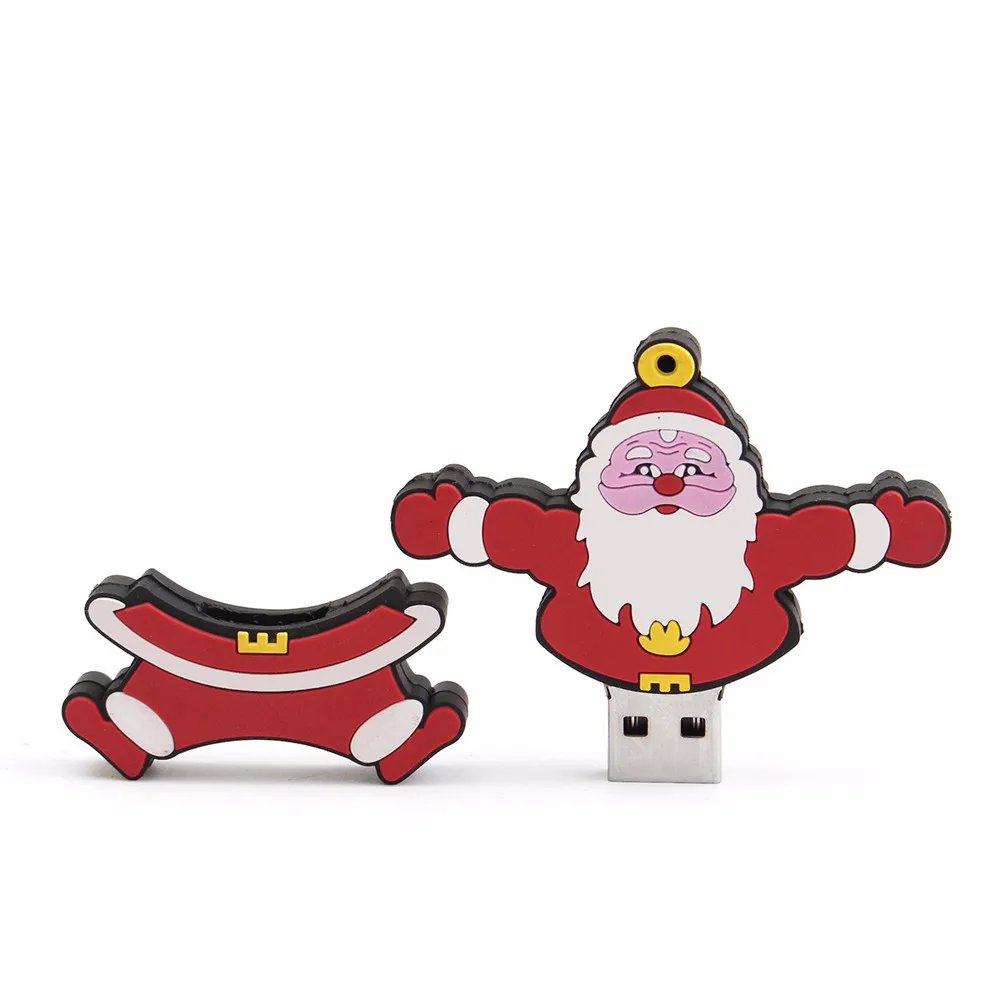 USB флэш-память USB, рождественский подарок usb-кабель с Санта-Клаусом 2,0 флэш-памяти достаточно памяти, хранения цифровой U диск-L830