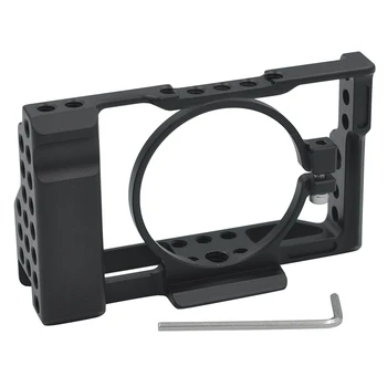 

DSLR Camera Cage with Arri Locating Hole 4/1 8/3 Threads Hole for SONY RX100 VI RX100-M6