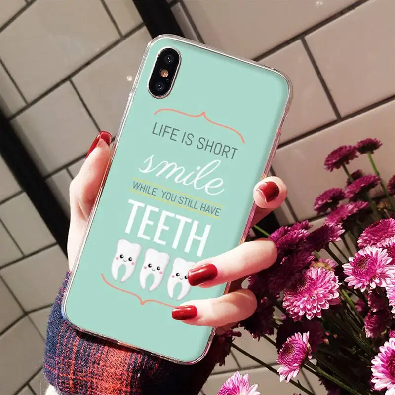 Babaite Dentist Teeth Tooth  Phone Case for iPhone 11 12 13 mini pro XS MAX 8 7 6 6S Plus X 5S SE 2020 XR case best iphone 12 case