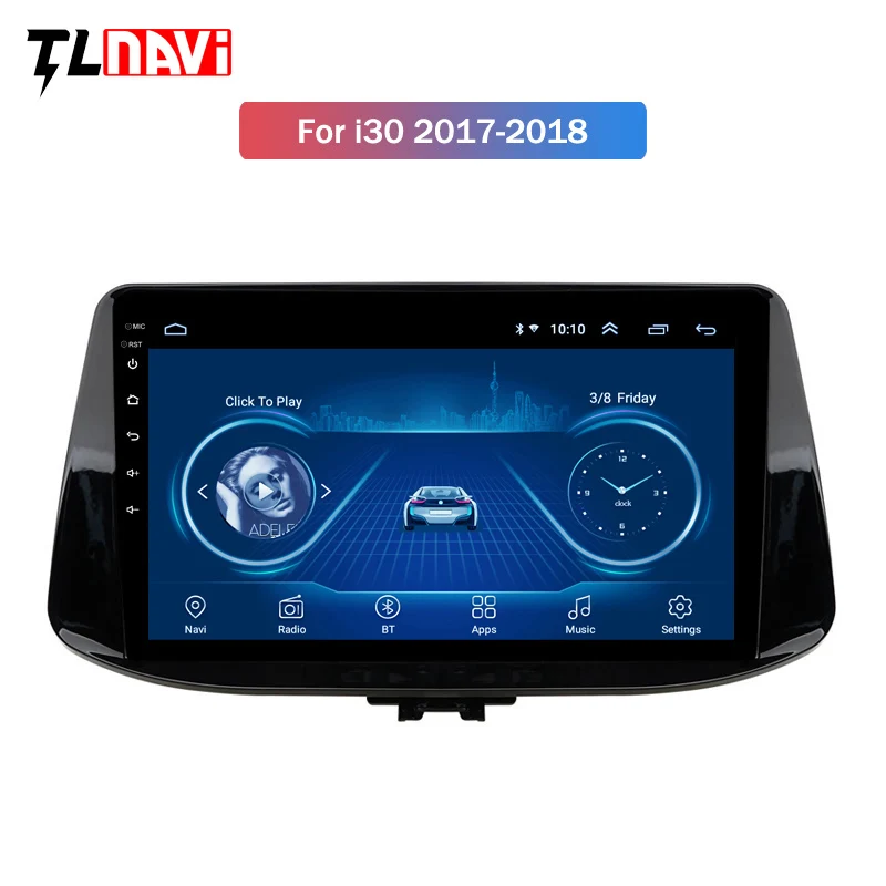 Ips 2.5D экран 9 дюймов для hyundai i30 автомобильный Интеллектуальный Мультимедиа Радио стерео видео плеер gps навигация