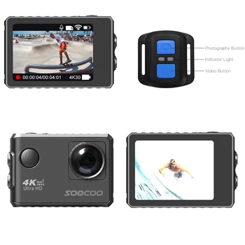

SOOCOO F500 4K WIFI Action Sports Camera Ultra HD Waterproof Underwater DV Camcorder