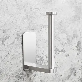 

Multi-function Free Punching Stainless Steel Toilet Toilet Paper Phone Holder Shelf for Bathroom