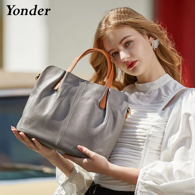 Сумки Yonder из натуральной кожи для женщин роскошные сумки женские дизайнерская