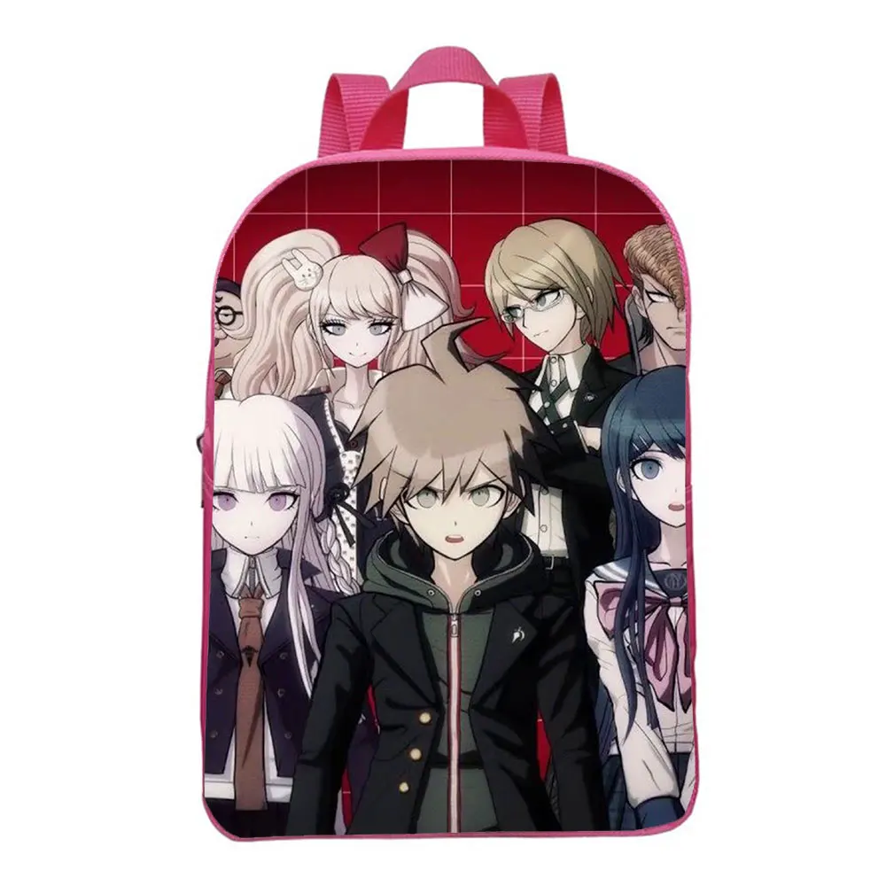 Fashion Game Danganronpa Backpack Kids Kindergarten Bags Toddler Cartoon Rucksack Girls Boys Daily School Bag Mochila