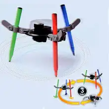 3 em 1 graffiti robô aprendizagem lápis crianças pintados diy pintura robô imagem desenho doodle educação precoce brinquedos