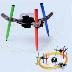3 em 1 graffiti robô aprendizagem lápis crianças pintados diy pintura robô imagem desenho doodle educação precoce brinquedos