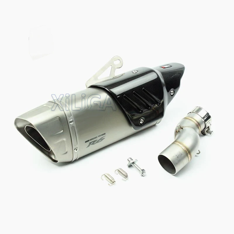 Обувь без шнуровки для Yamaha R6 2007 08 09, 10, 11, 12, 13, 14, 15, 16, 17, год для выхлопной трубы Системы глушитель Мотоцикл Скутер
