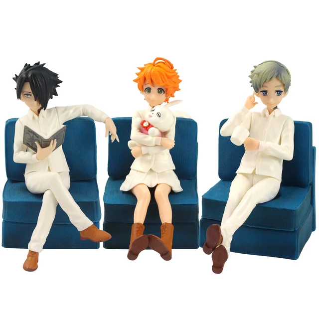 The Promised Neverland Norman Emma Ray Premium Figure 3 set Sega Anime New