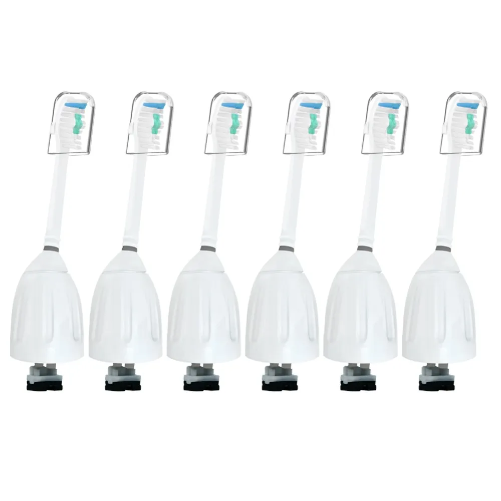 6Pk сменные головки для электрической зубной щетки для Philips Sonicare Серии E, насадки с крышкой, мягкие щетинки, эссенция HX7001