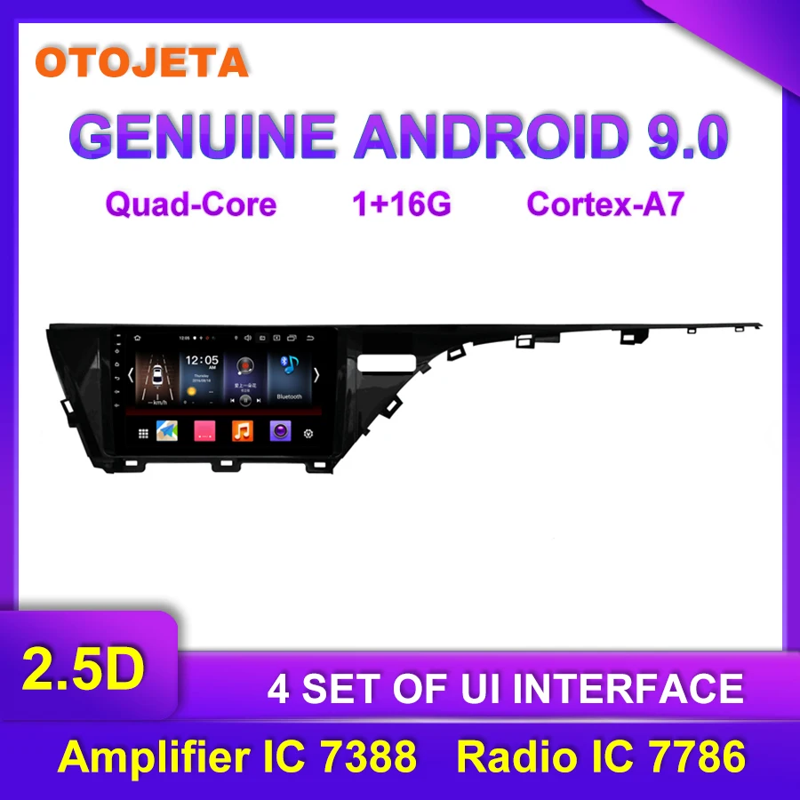 

Factory direct sales OTOJETA Android 9.0 Car Multimedia Radio For Toyota Camry High bluetooth video tape recorder GPS Navigation