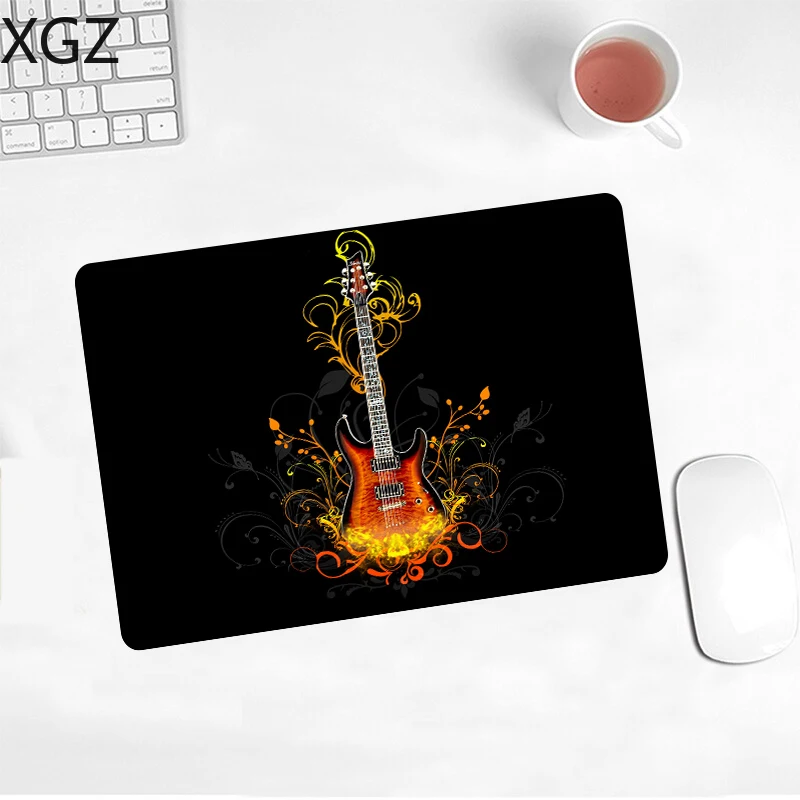 XGZ рекламный коврик для мыши 22x18 см для любителей музыки, любительская электрогитара, коврик для мыши, ноутбук, планшет, игровой плеер, коврик для мыши для Cs Go