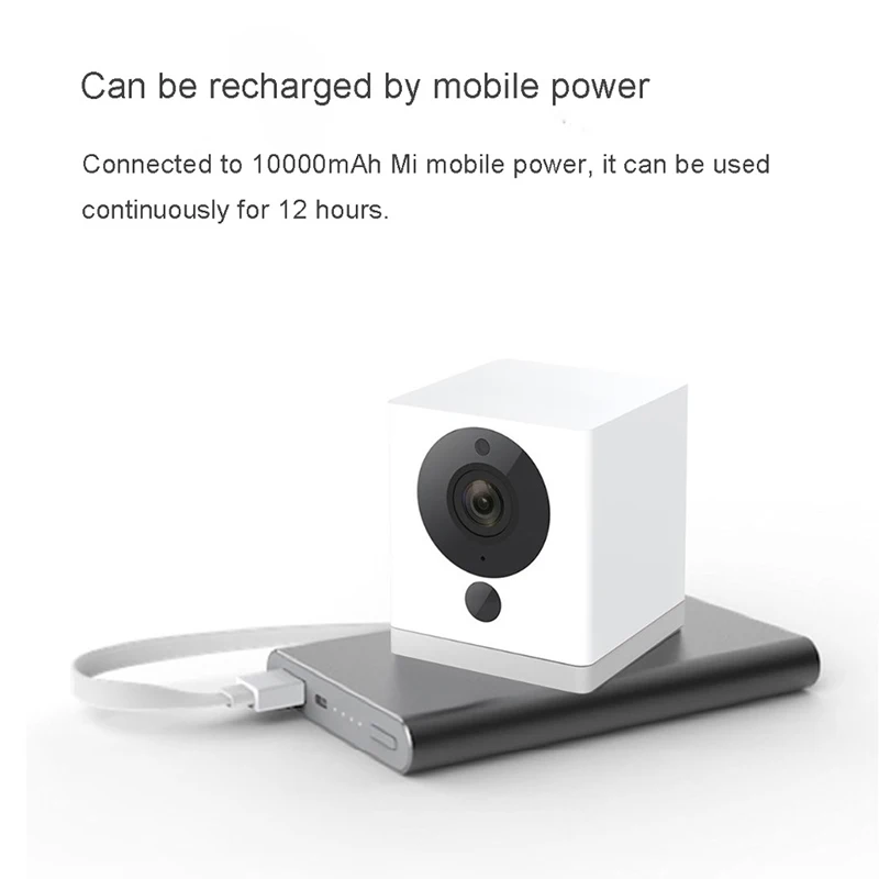 Cena Oryginalny Xiaomi CCTV Mijia Xiaofang 1S 1080P przenośny mini kamera Night Vision 8X Zoom cyfrowy WIFI kontrola aplikacji dla domu cam