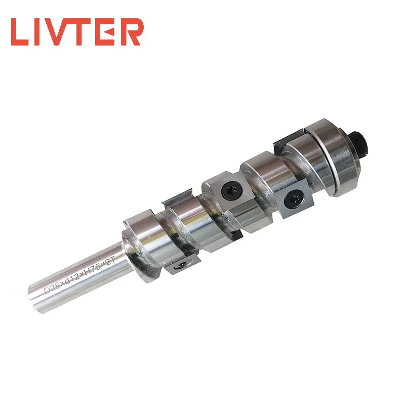 

LIVTER high speed spiral CNC indexable milling cutter replace tungsten carbide end mill