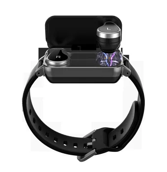 

Direct TWS Bluetooth headset talk smart Watch Bracelet Bluetooth headset in one