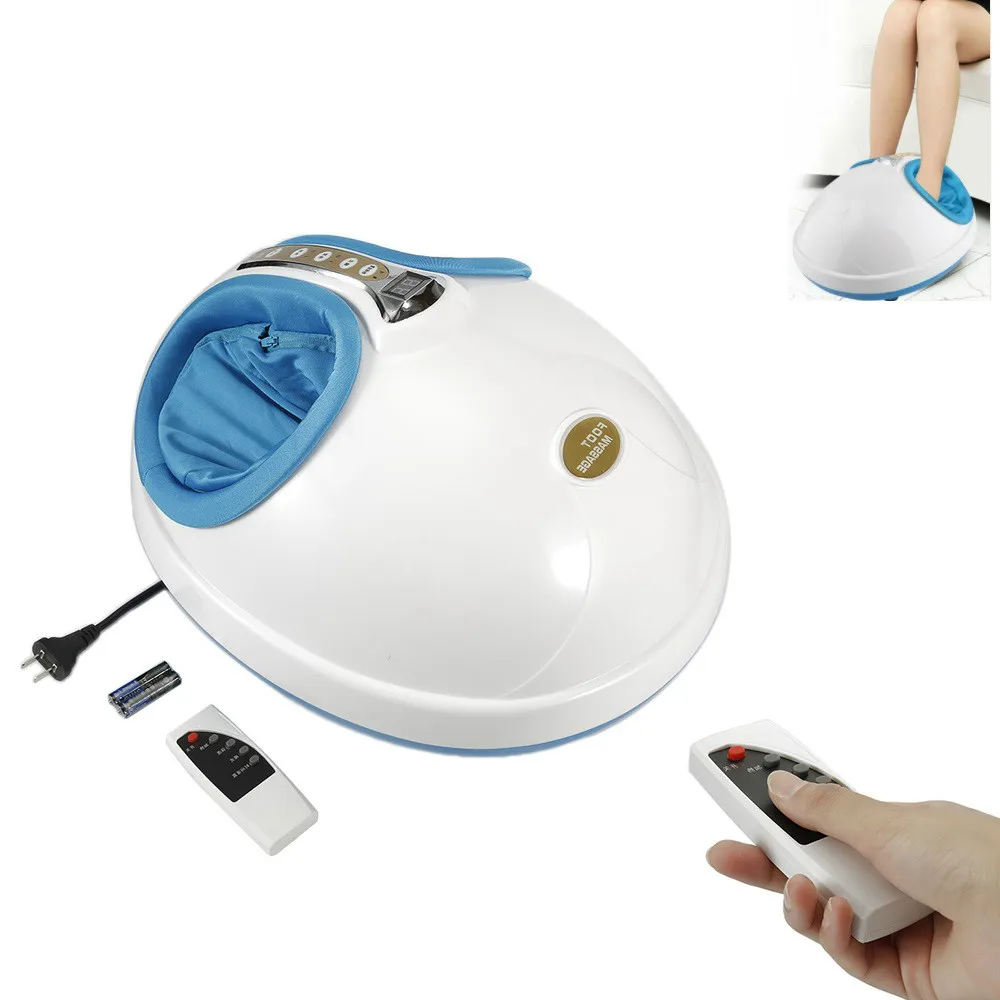 

Electric Foot Massager Deep Kneading Shiatsu Air Pressure Foot Massager with Heat Vibration Knead EU Plug Foot Care Machine HWC