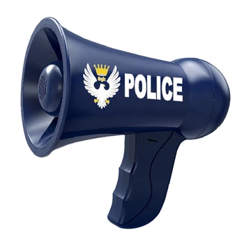

Kids Pretend Police Fireman Toy Megaphone w/ Siren Sound Role Play Game Props