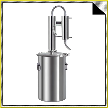 

New double-tower 304 stainless steel fermentation barrel household distiller 12L/20L/35L brewing brandy whisky equipment